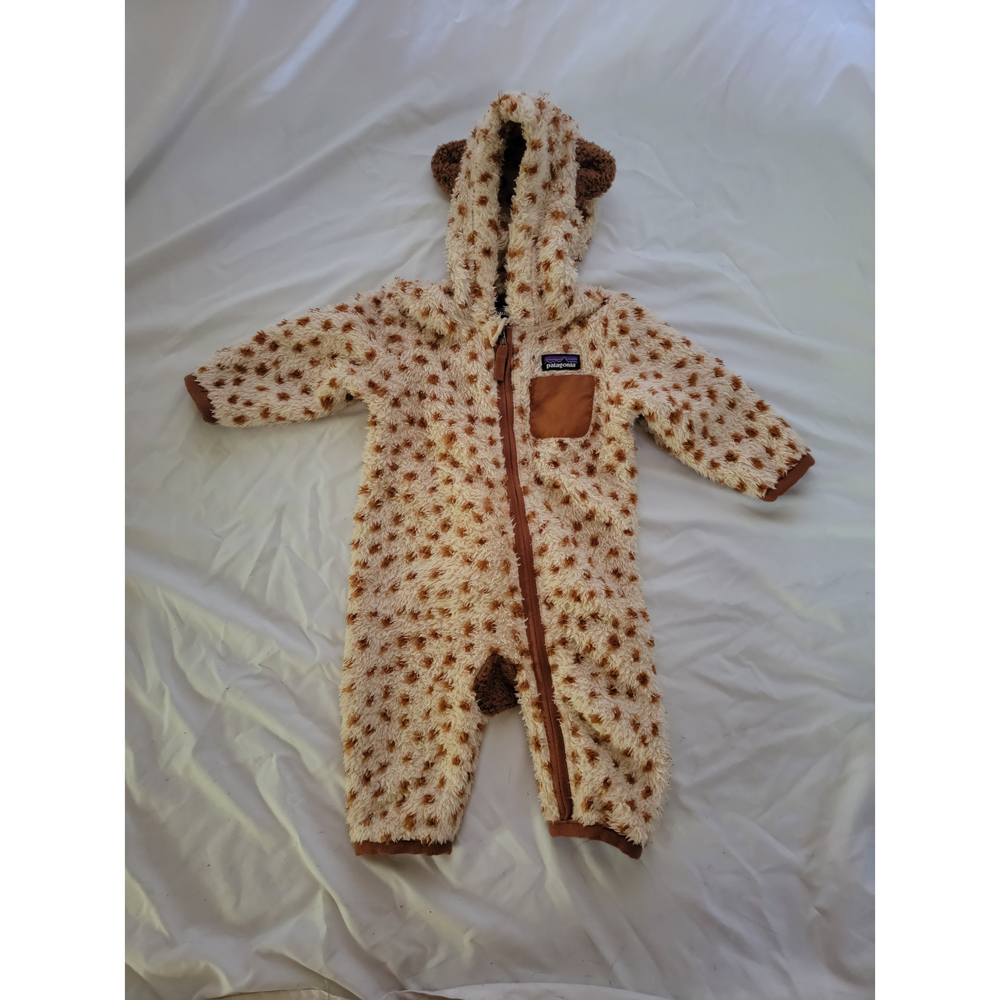 Patagonia Furry Friends Bunting - 3-6M, Dear Dear/Tuber Tan